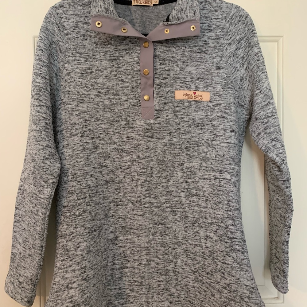 Southern Fried Chics pullover- NWOT Size S-